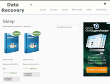 Tablet Screenshot of datarecovery.pl