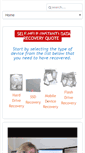 Mobile Screenshot of datarecovery.co.za