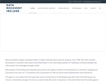 Tablet Screenshot of datarecovery.ie
